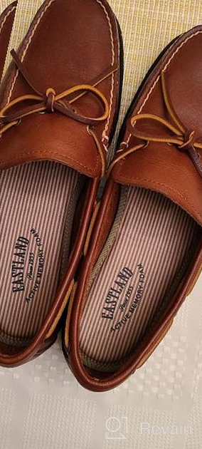 img 1 attached to Yarmouth Slip Loafers for Men by Eastland: Stylish and Comfy Men's Shoes review by Garry Ortiz