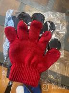 img 1 attached to Cozy and Stretchy: 12 Pairs Kids Winter Gloves for Boys and Girls review by Bishop Terry