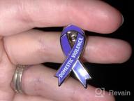 img 1 attached to Domestic Violence Awareness Pin By PinMart review by Clay Ijaz