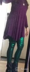 img 5 attached to Shine This Halloween With Alaroo'S Fish Scale Mermaid Leggings In S-4XL – Perfect For Women'S Pants!