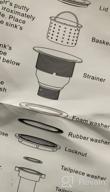 img 1 attached to 🚰 ROVOGO Stainless Steel Kitchen Sink Drain with Removable Deep Basket Strainer and Tailpiece, 3-1/2-inch review by Brad Dotson