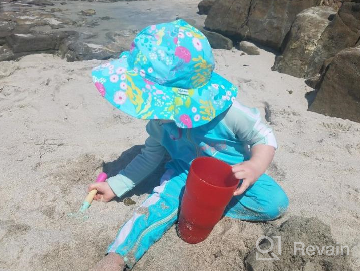 img 1 attached to Stay Sun-Safe And Stylish With SwimZip'S UPF 50+ Girls Long Sleeve Sunsuit In Multiple Colors review by Erin Dudley