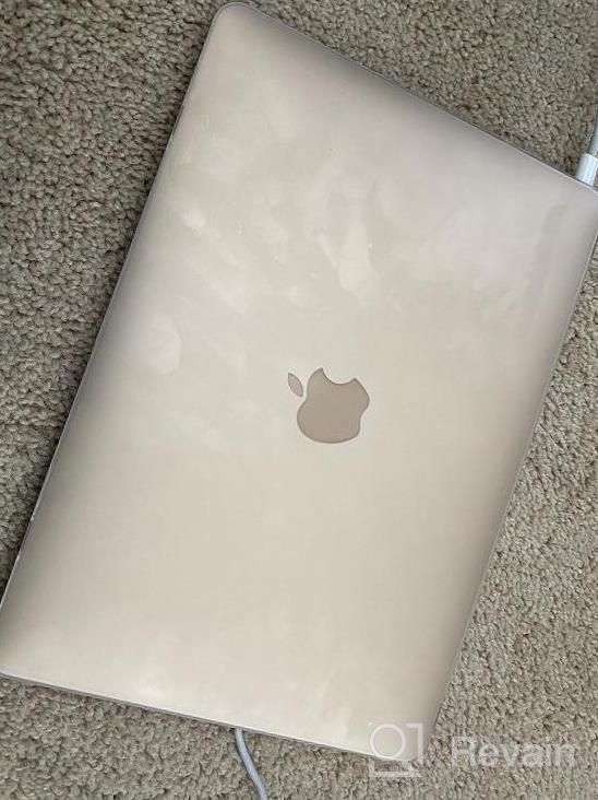 img 1 attached to Slim Snap On Hard Shell Protective Cover And Keyboard Cover For MacBook 12 Inch A1534 - RUBAN Case, Grey review by Fisseha Rodgers