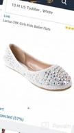 img 1 attached to Rhinestone Studded Slip On Ballet Flats for Forever Girls - Link review by Carlos Jass
