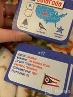 img 1 attached to Discover The USA With Merka Flashcards: Fun Facts, Pictures, And State Capitals For Kids review by Michael Montgomery