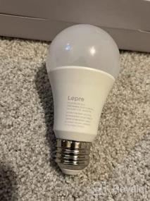 img 7 attached to Set Of 6 Lepro LED Light Bulbs With Dimmable 100 Watt Equivalent, 14W 1500LM Daylight White 5000K, A19 E26 Standard Medium Base, UL FCC Listed, Lifespan Of 15000 Hours