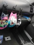 img 1 attached to Organize Your Car With Randconcept'S Multi-Purpose Dashboard Hanger - Perfect For Masks, Keys, Cables And More (4 Pack) review by Duane Mann