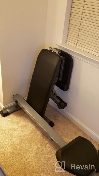 img 1 attached to RitFit Adjustable / Foldable Utility Weight Bench For Home Gym, Weightlifting And Strength Training - Bonus Workout Poster With 35 Total Body Exercises review by Smokeythecryptkeeper Collars