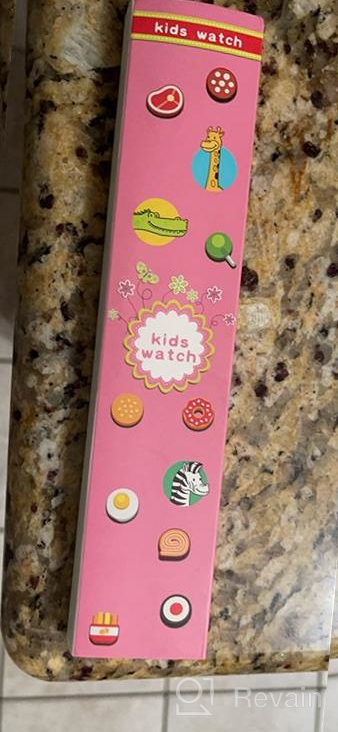 img 1 attached to Venhoo Kids Watches: Adorable 3D Cartoon 👧 Waterproof Timepieces for Girls 3-10, Perfect Birthday Gift! review by Christina Pacheco