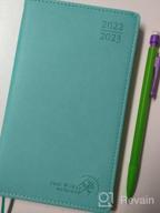 img 1 attached to Stay Organized With POPRUN Academic Year Planner 2022-2023 - Monthly Tabs, Hourly Time Slots, Premium Paper, And Vegan Leather Cover In Pacific Green review by Juana Sadler