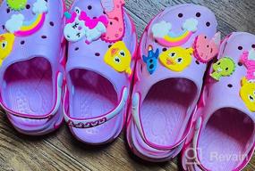 img 7 attached to 👧 Adorable Purple Boys' Winter Garden Sandals: Perfect Clogs & Mules for Girls