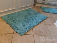 img 1 attached to Experience Ultimate Comfort And Style With LuxUrux Extra-Soft Plush Bathroom Rug Mat Set In Lemon; Super Absorbent And Durable! review by Stephanie Johnson