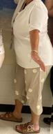 img 1 attached to Breathable Women'S Cotton Linen Cropped Pants With Wide Legs For Summer review by Ray Adair