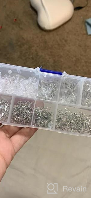 img 1 attached to Resin Molds For Jewelry, Paxcoo 678Pcs Earring Making Kit With 28Pcs Earring Epoxy Molds And 650Pcs Earring Hooks, Jump Rings For Resin Jewelry, Pendants, Resin Crafts, DIY Earring review by Jenna Hicks