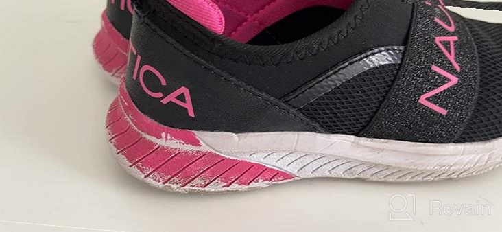 img 1 attached to 👟 Stylish Nautica Fashion Sneaker Running Youth Black Boys' Shoes: Durable and Trendy Footwear review by Jim Dahl