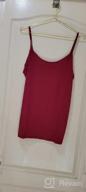 img 1 attached to Bluetime Women'S Stretchy Tank Tops With Adjustable Straps - Solid Colors, Scoop Neck, And 2-3 Pack Options (S-XXL) review by John Ford