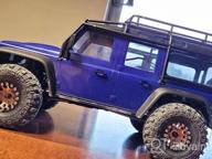 img 1 attached to Upgrade Your RC Crawler Car With INJORA 1.0 Metal Beadlock Wheel Rims For 1/18 TRX4M And 1/24 Scale Axial SCX24 Deadbolt - Black & Grey review by Leroy Jacobs