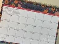 img 1 attached to Stay Organized With Our 2022-2023 Standing Flip Desk Calendar - 10" X 8.3" For Generous Memo Writing And Thick Paper, With A Strong Twin-Wire Binding! review by Alanna Scott