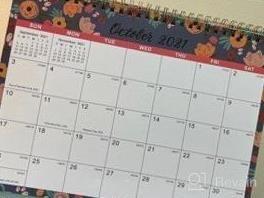 img 5 attached to Stay Organized With Our 2022-2023 Standing Flip Desk Calendar - 10" X 8.3" For Generous Memo Writing And Thick Paper, With A Strong Twin-Wire Binding!