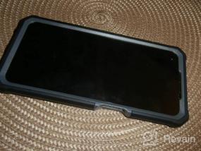 img 7 attached to Противоударный чехол-бампер со встроенной защитой экрана для OnePlus Nord N200 5G - серия Poetic Guardian, черный