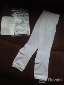img 5 attached to Medical Grade NuVein Surgical Stockings With 18 MmHg Embolic Recovery Support, Unisex Knee High Fit, Open Toe, White, Medium Size