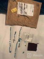 img 1 attached to 🔹 Catholic Miraculous Turquoise Jewelry for Boys at Nazareth Store review by Brian Rogers