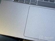 img 1 attached to F FORITO Palm Rest Cover Skin With Trackpad Protector Compatible With MacBook Pro 14 Inch Model A2442 M1 Pro/M1 Max With Touch ID (Silver) review by Craig Kumar