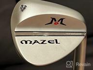 img 1 attached to MAZEL Premium Golf Sand Wedge, Gap Wedge, Lob Wedge For Men & Women - Easy Flop Shot, Escape Bunkers And Quickly Cut Strokes Around The Green With High Loft Club Wedge review by Isaac Morales