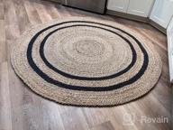 img 1 attached to RUGPADUSA Non-Slip Rug Pad - 6' Round - Felt + Rubber - Safe For All Floors - Modest Comfort review by Mike Rogers