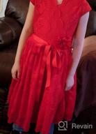 картинка 1 прикреплена к отзыву Пасхальная одежда для девочек, бургундский цвет с цветочным дизайном от IGirlDress от Jasmine Williams