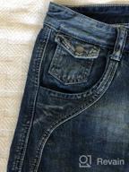 img 1 attached to Men'S Cargo Denim Biker Shorts With Zipper Details From Idopy review by Shaylon Bateson