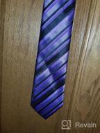 img 1 attached to Elfeves Men'S Striped Pattern Formal Ties For College Daily Wear review by Tim Jolivette
