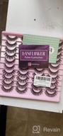 img 1 attached to 20 Pairs 4 Styles Faux Mink Lashes - Natural Look False Eyelashes For Fluffy Wispy Soft Fake Cat Eye By Lanflower review by Marc Alvarez
