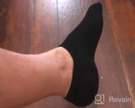 img 1 attached to Cotton Low Cut Men'S Socks With Non-Slip Grip - GOBEST No Show Socks review by Christopher Cortez