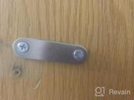img 1 attached to Stainless Steel Magnetic Closures For Cabinets & Drawers - Set Of 4 | Jiayi Kitchen Cupboard Door Magnets | Magnetic Catches For Closet & Cabinet Doors | Magnetic Door Latch & Door Closer review by David Sharma