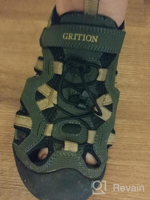 img 1 attached to 👞 GRITION Men's 1908BF Walking Sandals - Stylish and Supportive Men's Shoes review by Duane Rogers