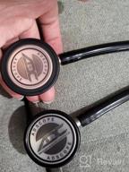 img 1 attached to Black ADC Adscope 603BK: Premium Stainless Steel Clinician Stethoscope With Tunable AFD Technology And Improved SEO, Product Code 3001697 review by Davon Man