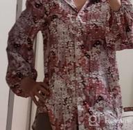 img 1 attached to Trendy And Chic: ZXZY Women'S Soft Floral Hawaiian Shirt For A Stylish Look review by Karen Mogel