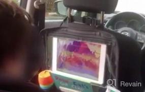 img 6 attached to XL Car Seat Organizer With Tablet Holder For Kids - BABYSEATER