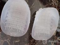 img 1 attached to Tuli'S Heavy Duty Gel Heel Cups For Shock Absorption And Plantar Fasciitis Relief, Made In USA, Large Size (1 Pair) review by Robert Norris