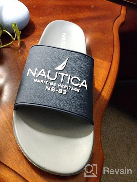 img 1 attached to 🏖️ Nautica Dolan Black Athletic Slide Sandals - Size 9: Ultimate Comfort for Active Souls review by Shane Grosland