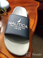 картинка 1 прикреплена к отзыву 🏖️ Nautica Dolan Black Athletic Slide Sandals - Size 9: Ultimate Comfort for Active Souls от Shane Grosland