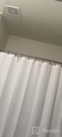 img 1 attached to 🚿 Amazer Black Spring Tension Shower Curtain Rod, Rust-Resistant 54-90 Inches Bathroom Rod review by Tay Cassanova