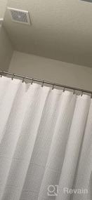 img 5 attached to 🚿 Amazer Black Spring Tension Shower Curtain Rod, Rust-Resistant 54-90 Inches Bathroom Rod
