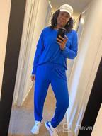 img 1 attached to Stay Stylish And Comfortable With Fixmatti Women'S 2 Piece Casual Sweatsuit Set review by Blake Larson
