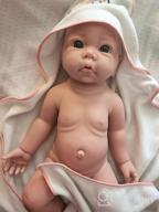 img 1 attached to Realistic Reborn Baby Doll - 19 Inch Full Silicone Girl Doll, Not Vinyl Material, Lifelike And Real Baby Doll By Vollence review by Kendrick Dooley