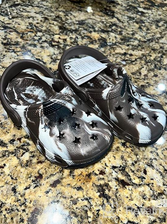 img 1 attached to 👞 ChayChax Clogs Kids Comfort Slippers Boys' Shoes: Top-rated Clogs & Mules for Ultimate Comfort review by Marc Sortijas