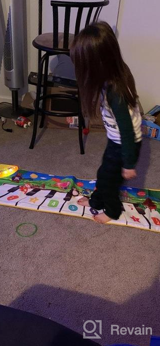 img 1 attached to Aywewii Toddler Piano Mat: Anti-Slip Floor Playmat With Flash Cards - Perfect Musical Gift For Girls And Boys Aged 1-3 Years! review by Anurak Grubb
