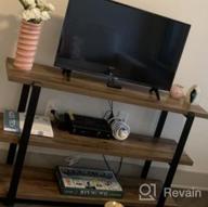 img 1 attached to Rustic FOLUBAN Console Table With 3-Tier Open Shelf, Industrial Entryway Sofa Table For Living Room, Easy Assembly - Oak 55 Inch review by Mdl Thurston