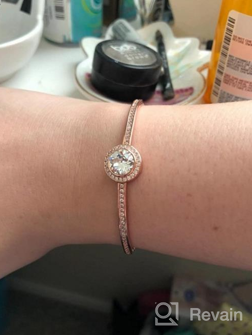 img 1 attached to 14K White Gold Bracelets- A Timeless Gift for Women, Accented with a Luxury Gift Box for Birthdays and Special Occasions review by Tamara Simms